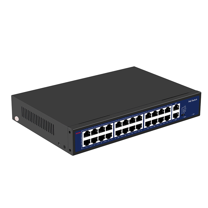 24+2 100-Gigabit Intelligent Standard PoE Switch