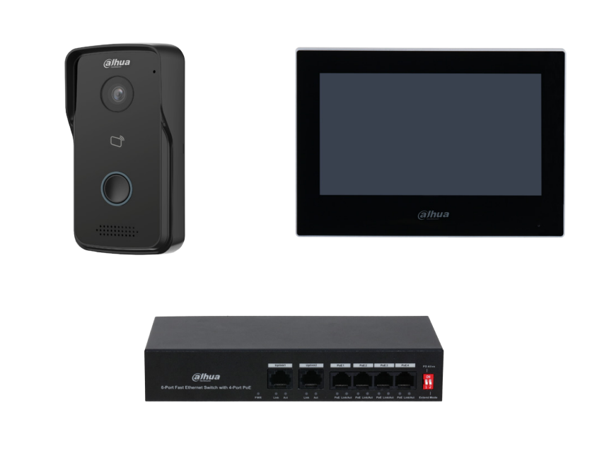Touch Screen IP Intercom Kit