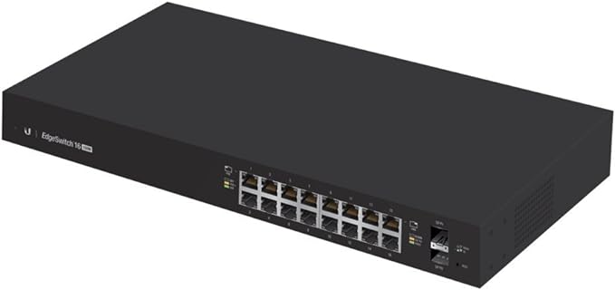 UBIQUITI EdgeSwitch 16-Ports Managed PoE+ Gigabit Switches With SFP (ES-16-150W)