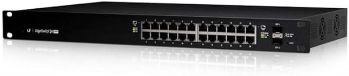 Ubiquiti Networks EdgeSwitch 24 250W (ES-24-250W) Managed PoE+ Gigabit Switch With SFP,Black