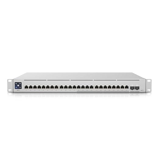 Ubiquiti Networks Ubiquiti Switch Enterprise 24-Port Poe+ 12X2.5G 12X1G Ports, Ideal For Wi-Fi 6 Ap, 2X 10G Sfp+ Ports For Uplinks, Managed Layer 3 Switch