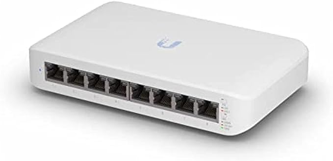 Ubiquiti UniFi Switch Lite 8 PoE | 8-Port Gigabit Switch With 4 PoE+ 802.3at Ports