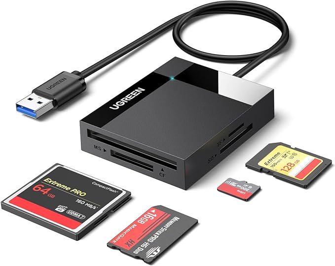 Ugreen 4-in-1 USB 3.0 SD/TF Card Reader